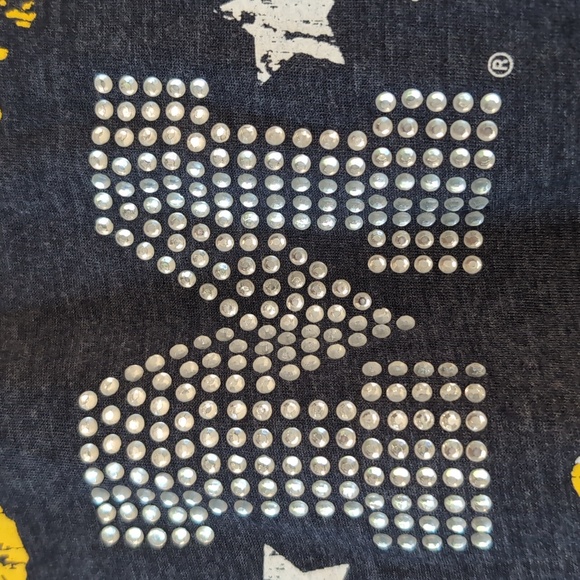 Women's Size Large Michigan Wolverines Go Blue Short Sleeve T-shirt - Picture 4 of 9